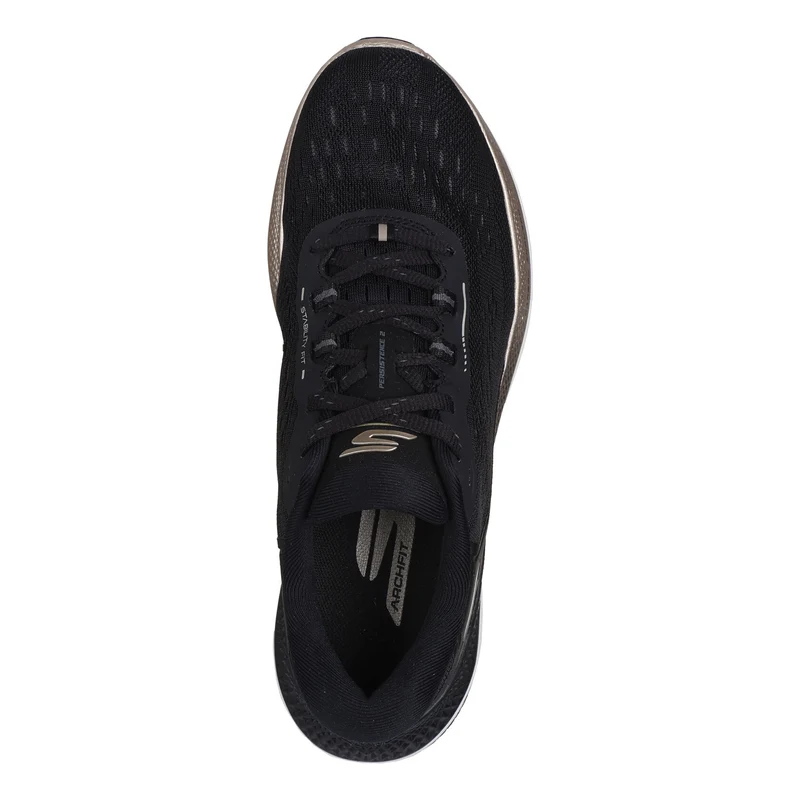 Go Run Persistence 2 Chaussure De Running Sans Stabilisateurs Femmes-Noir,Or