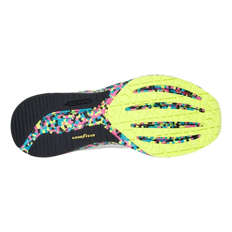 Go Run Razor 5 Chaussure De Running Sans Stabilisateurs Femmes-Blanc,Multicouleur