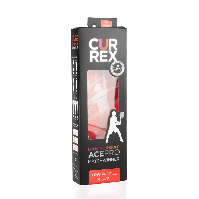 AcePro Low Semelle Intérieure-Rouge,Rouge Foncé