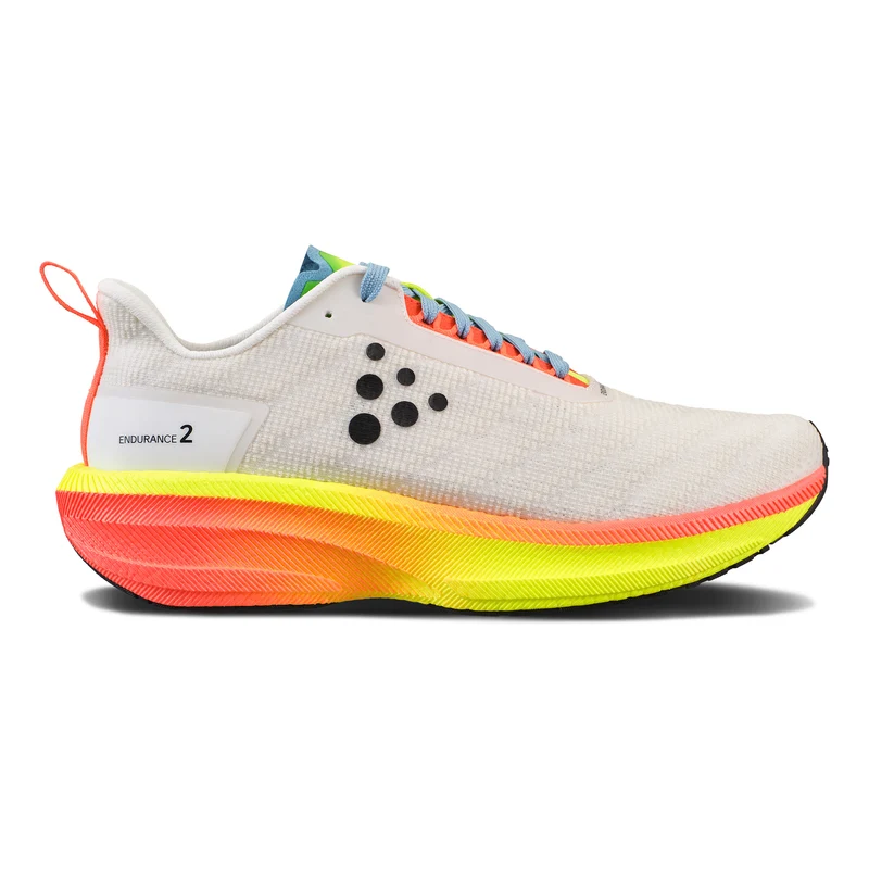 Endurance 2 Chaussure De Running Sans Stabilisateurs Hommes-Blanc