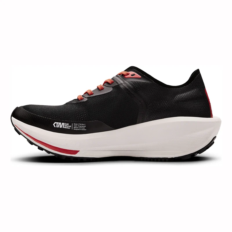 CTM Ultra 3 Chaussure De Running Sans Stabilisateurs Femmes-Noir,Rouge