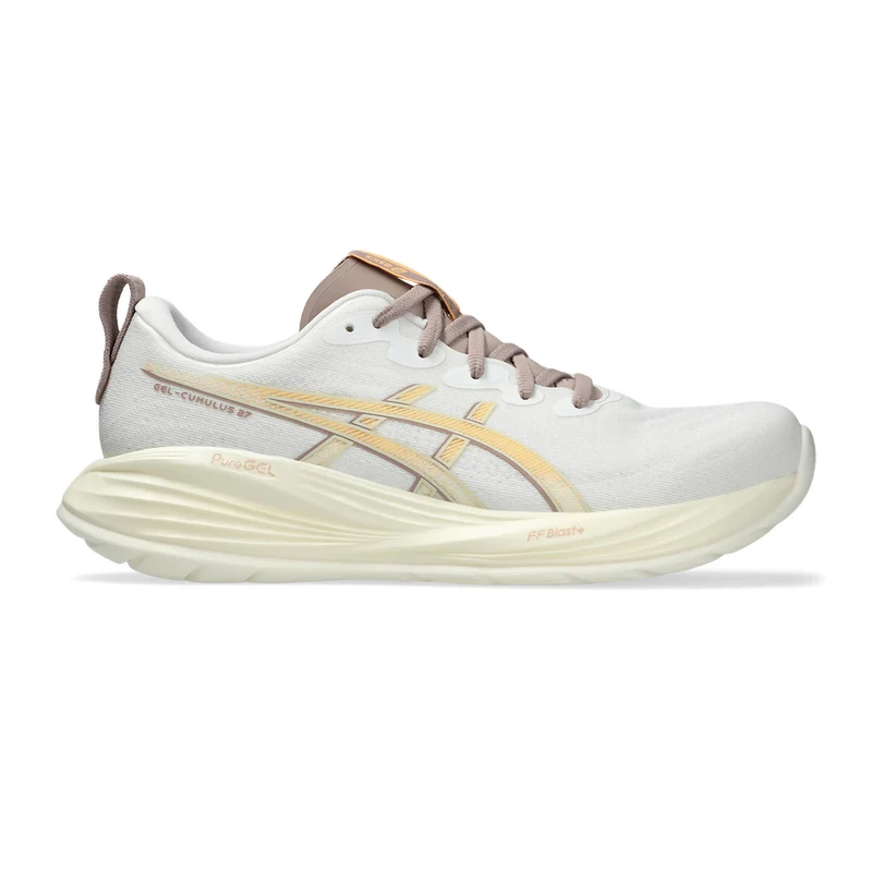 Gel-Cumulus 27 Chaussure De Running Sans Stabilisateurs Hommes-Blanc,Mauve