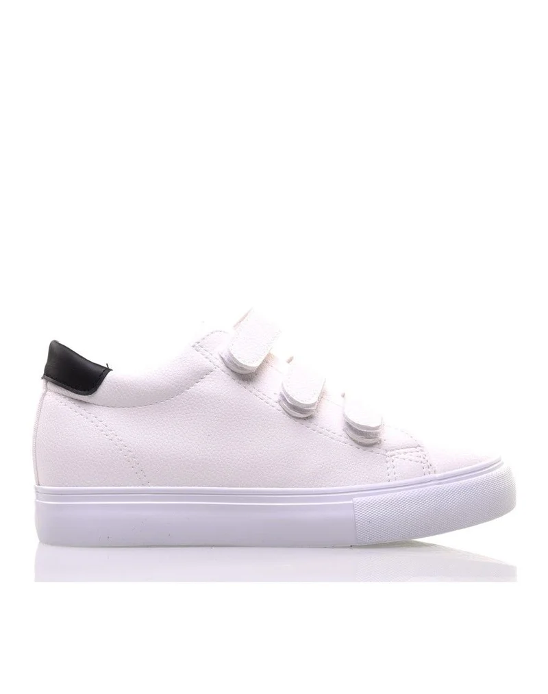 Sneakers blanches à scratch