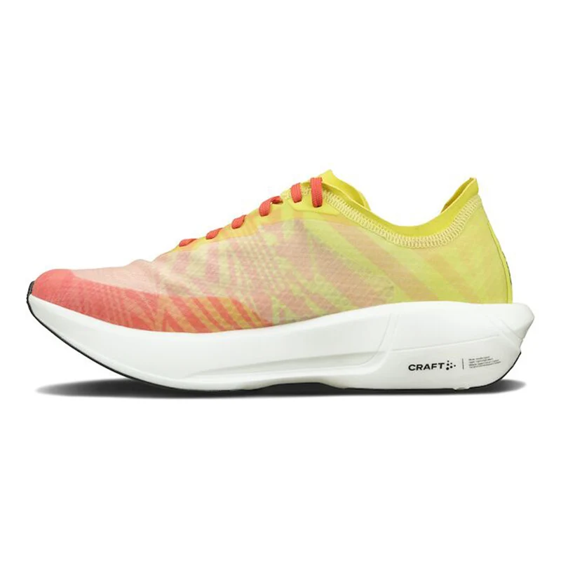 Nordlite Speed Chaussure De Running Sans Stabilisateurs Femmes-Jaune,Corail