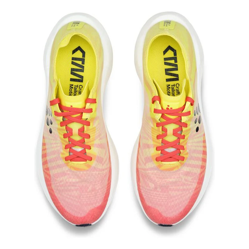 Nordlite Speed Chaussure De Running Sans Stabilisateurs Femmes-Jaune,Corail