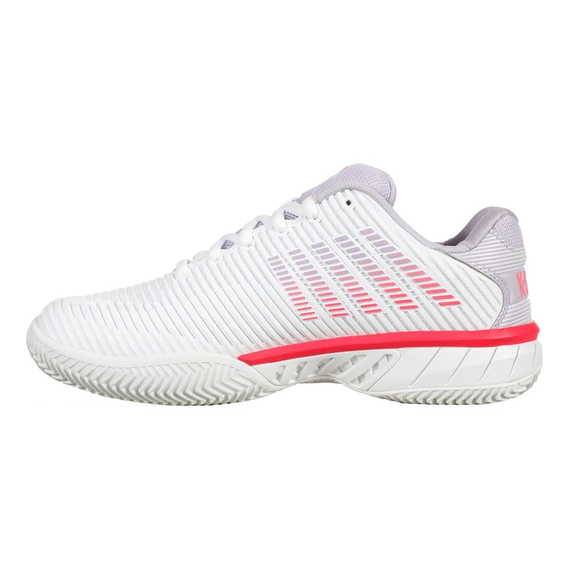 Hypercourt Express 2 Chaussure Terre Battue Femmes-Blanc,Corail