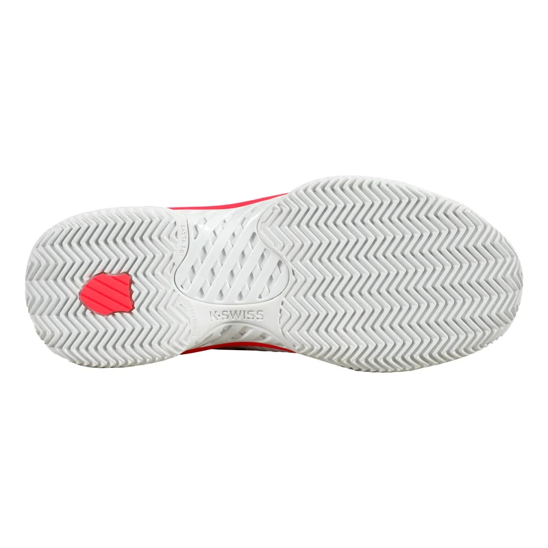 Hypercourt Express 2 Chaussure Terre Battue Femmes-Blanc,Corail