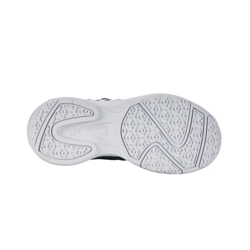 Court Express Strap Omni Chaussures Toutes Surfaces Enfants-Bleu Petrol, Blanc