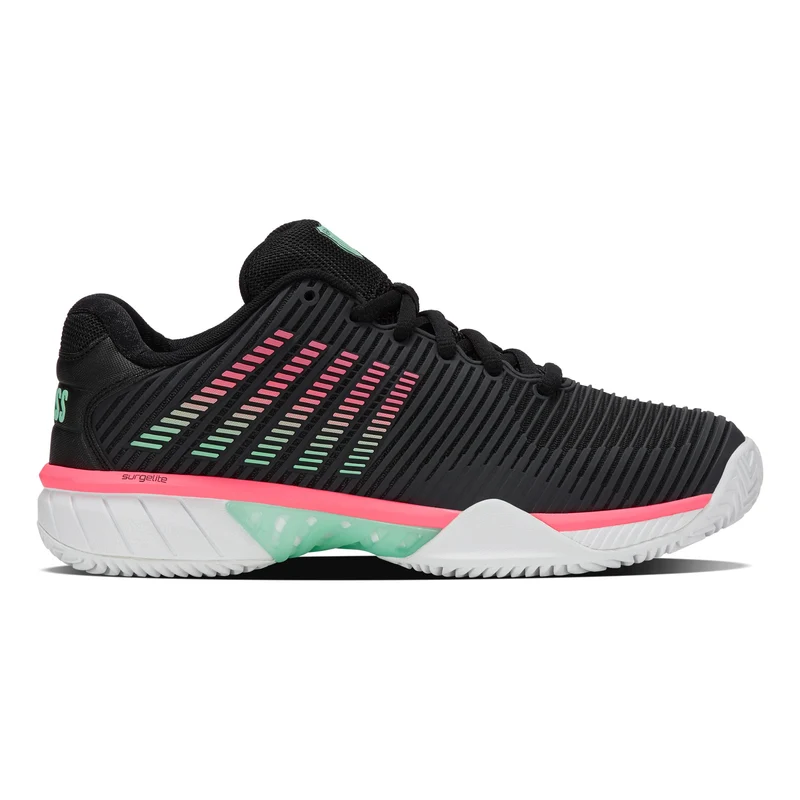 Hypercourt Express 2 Chaussure Terre Battue Femmes-Noir,Multicouleur