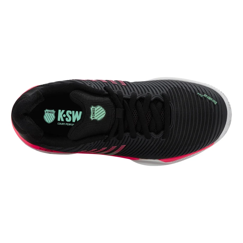 Hypercourt Express 2 Chaussure Terre Battue Femmes-Noir,Multicouleur