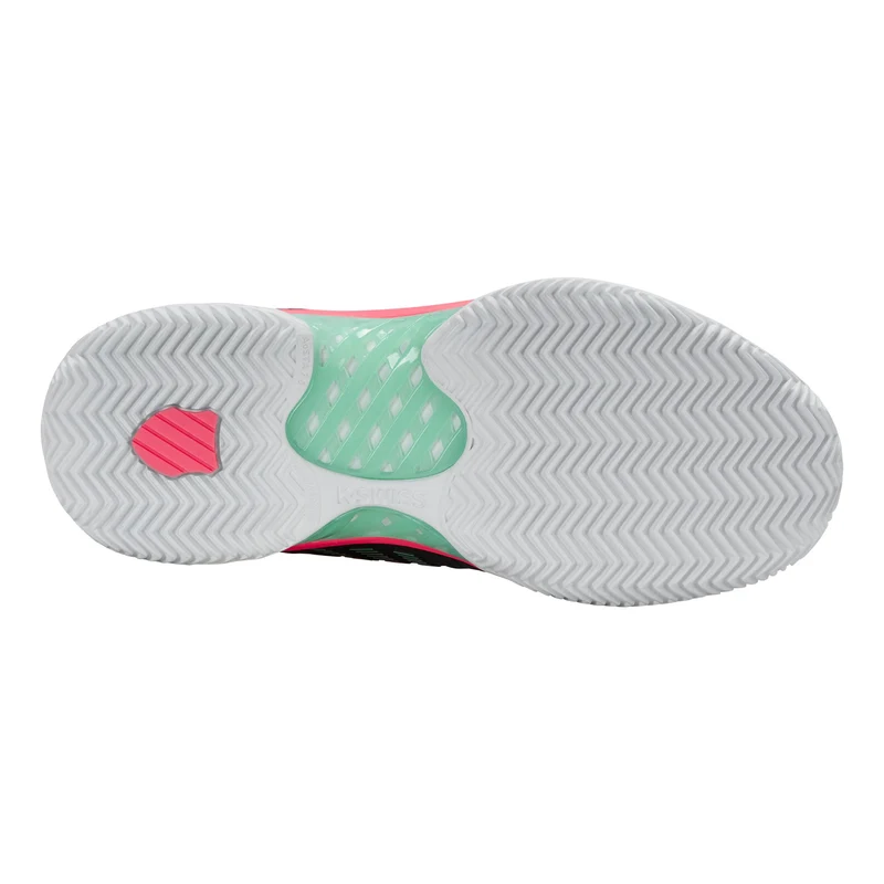Hypercourt Express 2 Chaussure Terre Battue Femmes-Noir,Multicouleur