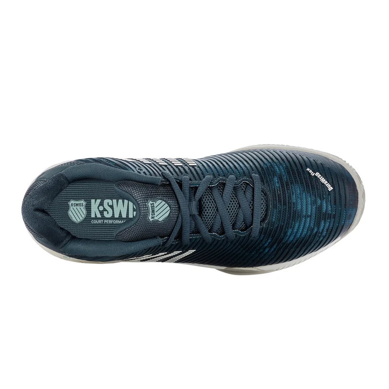 Hypercourt Express 2 Chaussure Terre Battue Hommes-Bleu Petrol, Gris Clair