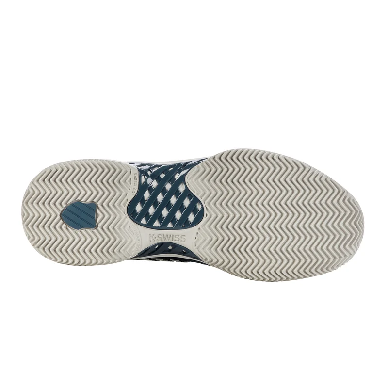 Hypercourt Express 2 Chaussure Terre Battue Hommes-Bleu Petrol, Gris Clair