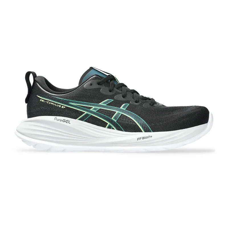 Gel-Cumulus 27 Chaussure De Running Sans Stabilisateurs Hommes-Noir,Mint