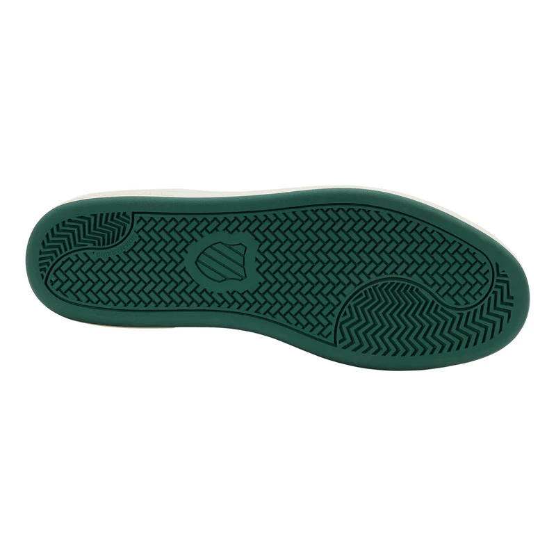 Court Base II Baskets Hommes-blanc, vert clair