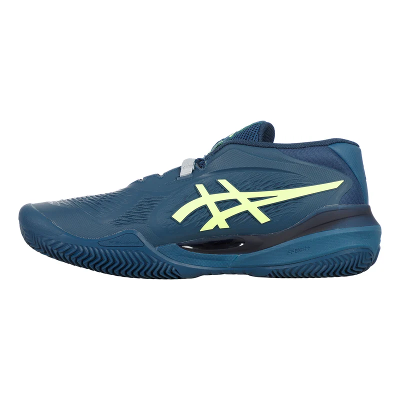 Gel-Resolution X Chaussure terre battue Hommes - bleu foncé, jaunes fluo