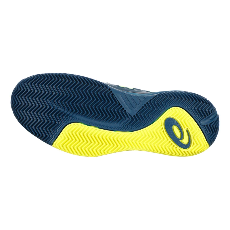 Gel-Resolution X Chaussure terre battue Hommes - bleu foncé, jaunes fluo