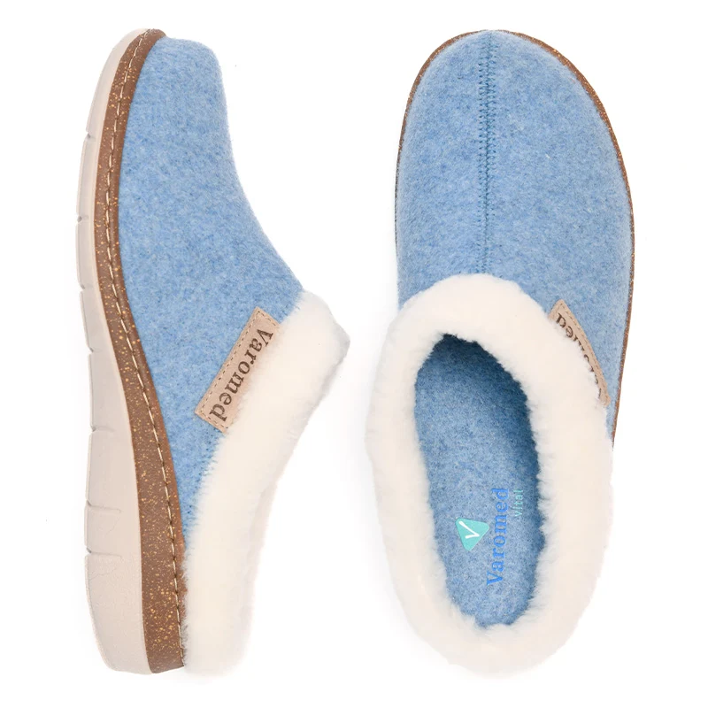 Chausson Femme Leni Bleu