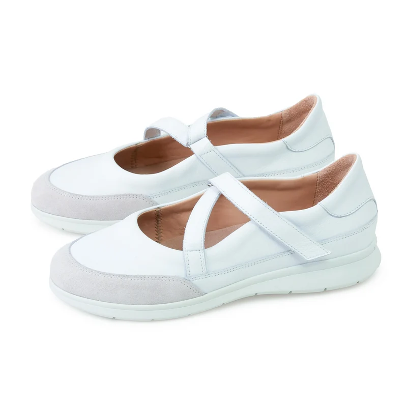 Ballerine Femme Mélodie Blanc