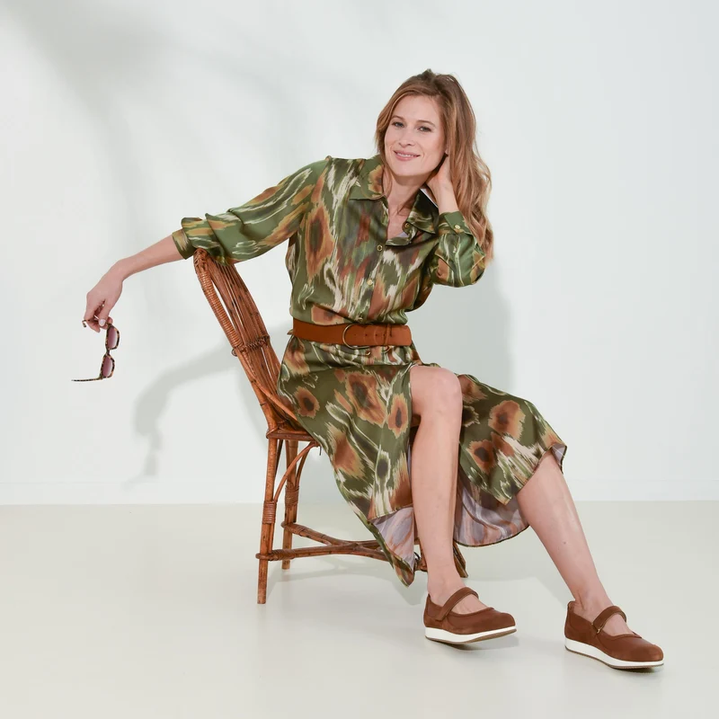 Ballerine Femme Caroline Marron