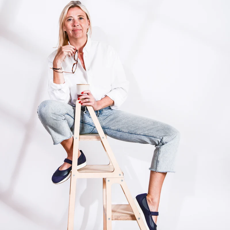 Ballerine Femme Caroline Marine