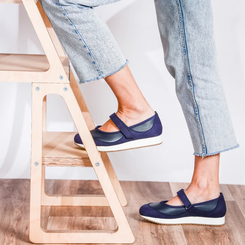 Ballerine Femme Caroline Marine