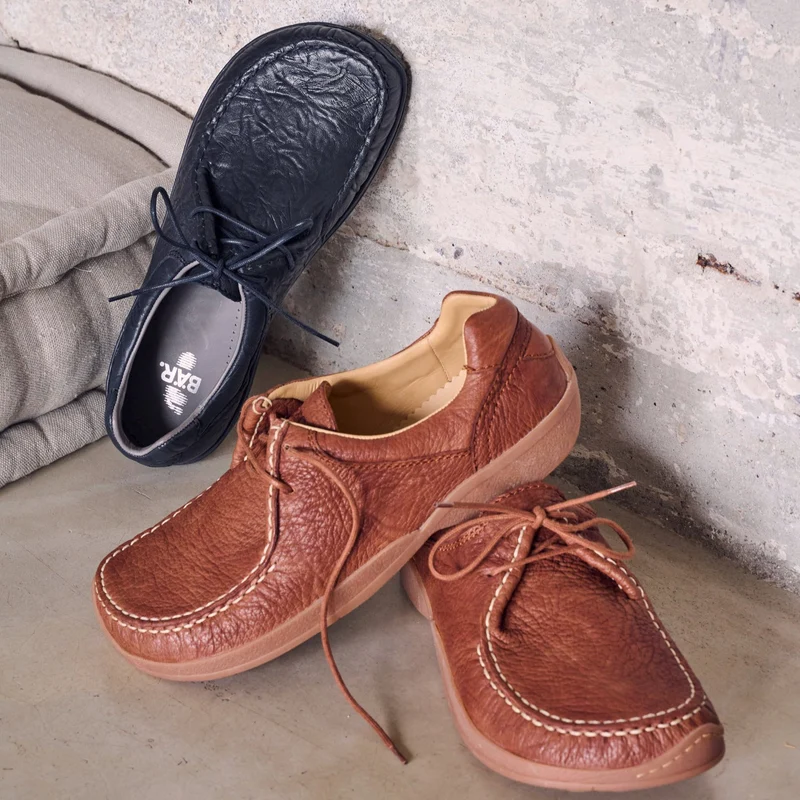 Chaussure à lacets Homme Agnello Gris-Brun
