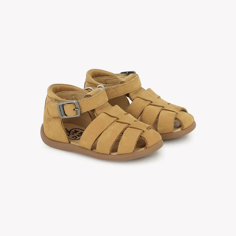 STAND-UP PAPY - NUBUCK - NOUGAT