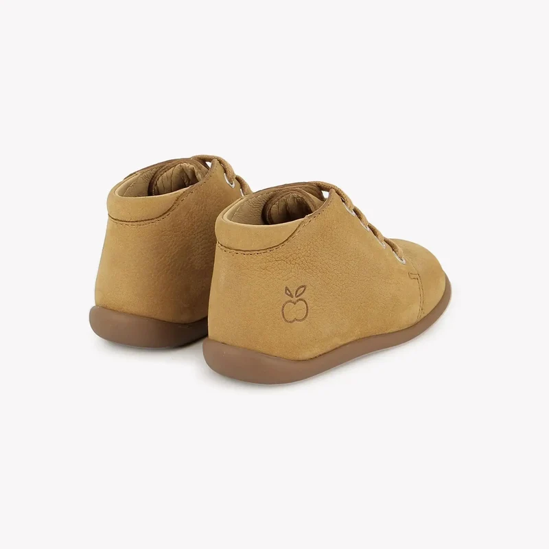 STAND-UP BOTTINE - NUBUCK - NOUGAT