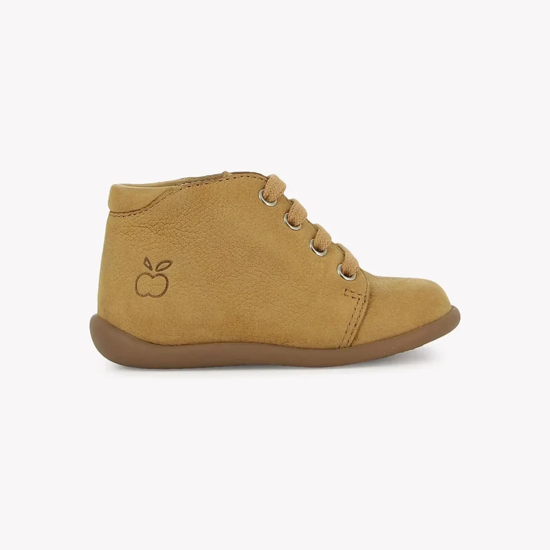 STAND-UP BOTTINE - NUBUCK - NOUGAT