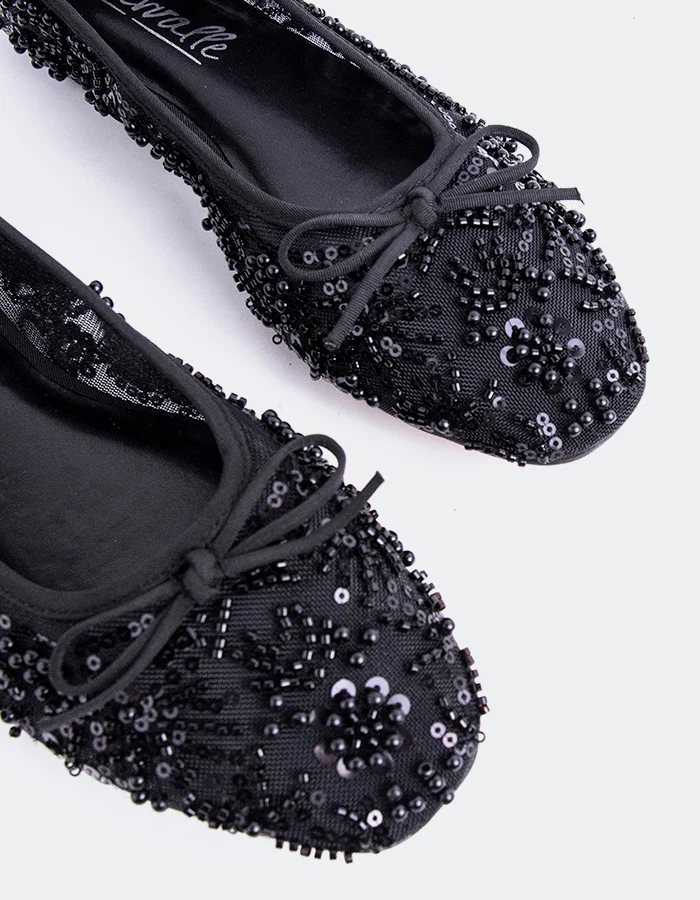 Flory Black Mesh