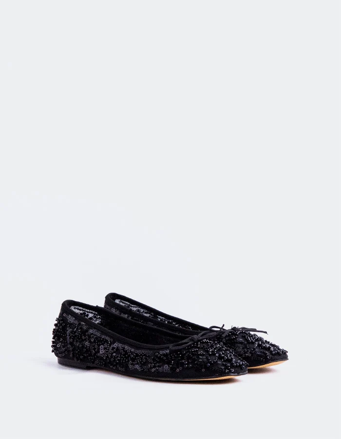 Flory Black Mesh