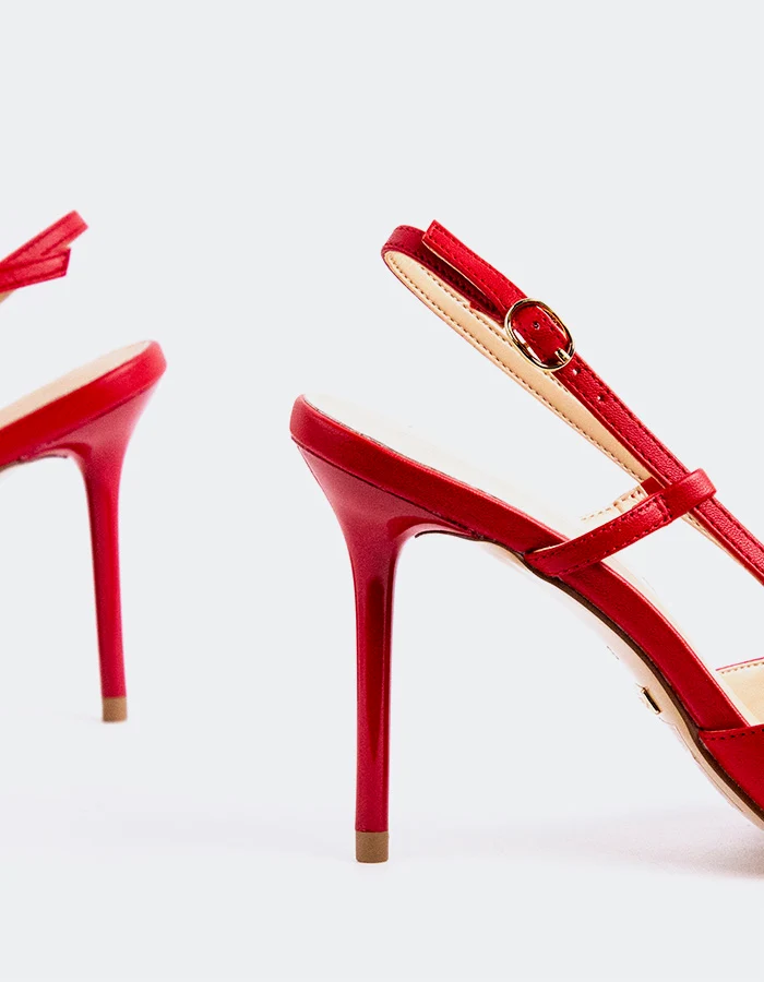 Eloria Red Leather