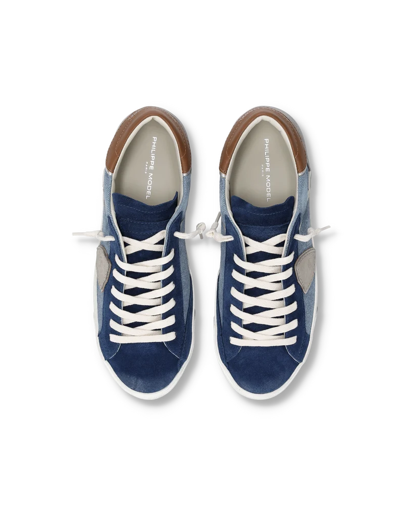 Sneakers Prsx Men, Blue Denim Grey