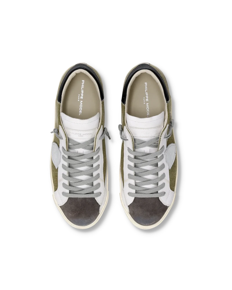 Sneakers Prsx Men, Military Green Grey