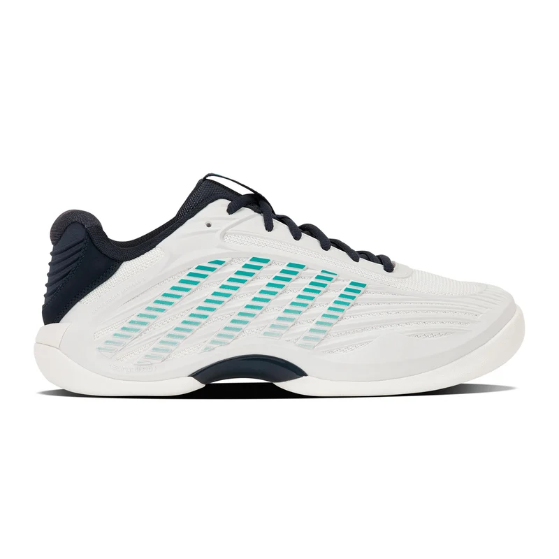 Hypercourt Express 3 Chaussure moquette Hommes - blanc, turquoise