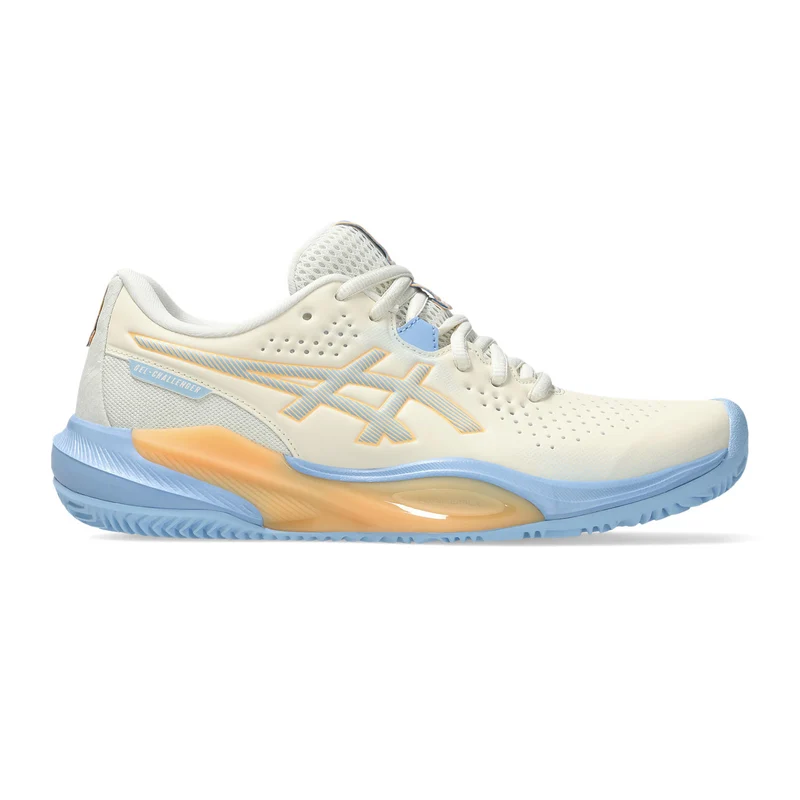 Gel-Challenger 15 Chaussures padel Femmes - crème, bleu gris