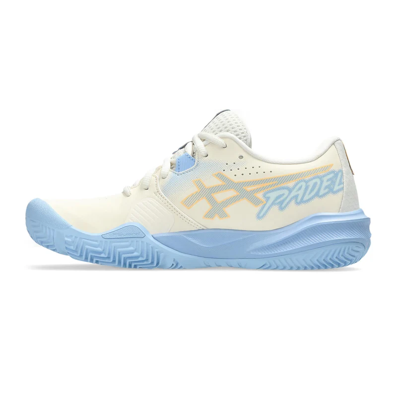 Gel-Challenger 15 Chaussures padel Femmes - crème, bleu gris