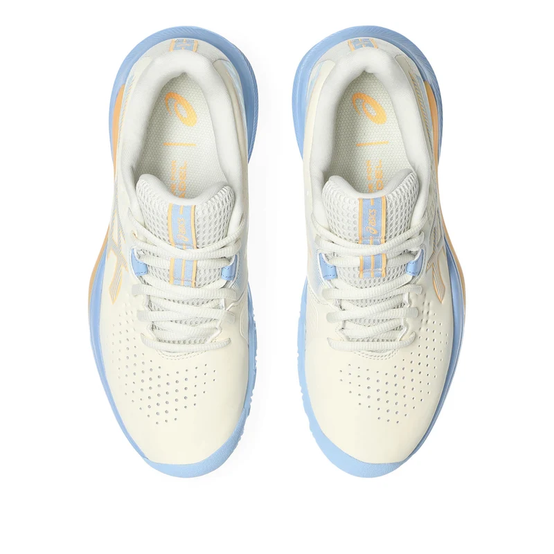 Gel-Challenger 15 Chaussures padel Femmes - crème, bleu gris