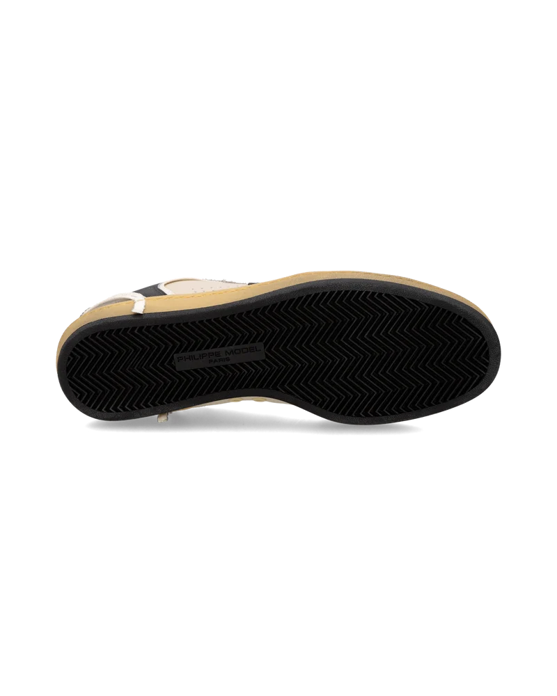 Sneakers Pgal Men, Milk Beige Anthracite Grey