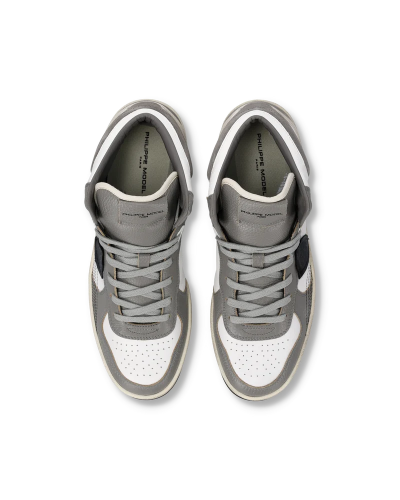 Sneakers Pgal High Men, White Grey
