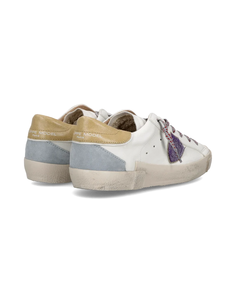 Sneakers Prsx Women, White Avio Mustard