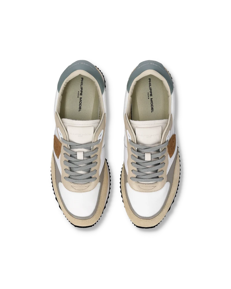 Sneakers Blville Men, White Sage Beige