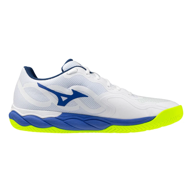 Wave Enforce Court Chaussures toutes surfaces Hommes - blanc, bleu cobalt