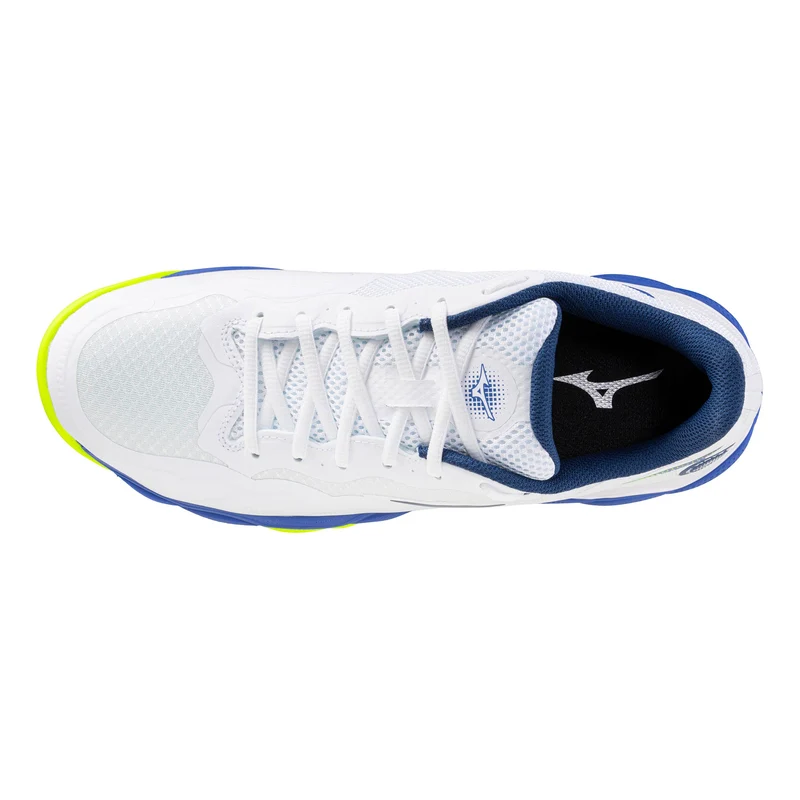 Wave Enforce Court Chaussures toutes surfaces Hommes - blanc, bleu cobalt
