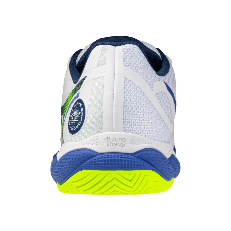Wave Enforce Court Chaussures toutes surfaces Hommes - blanc, bleu cobalt