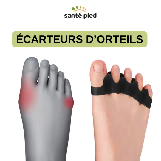 Ecarteurs d'orteils souples