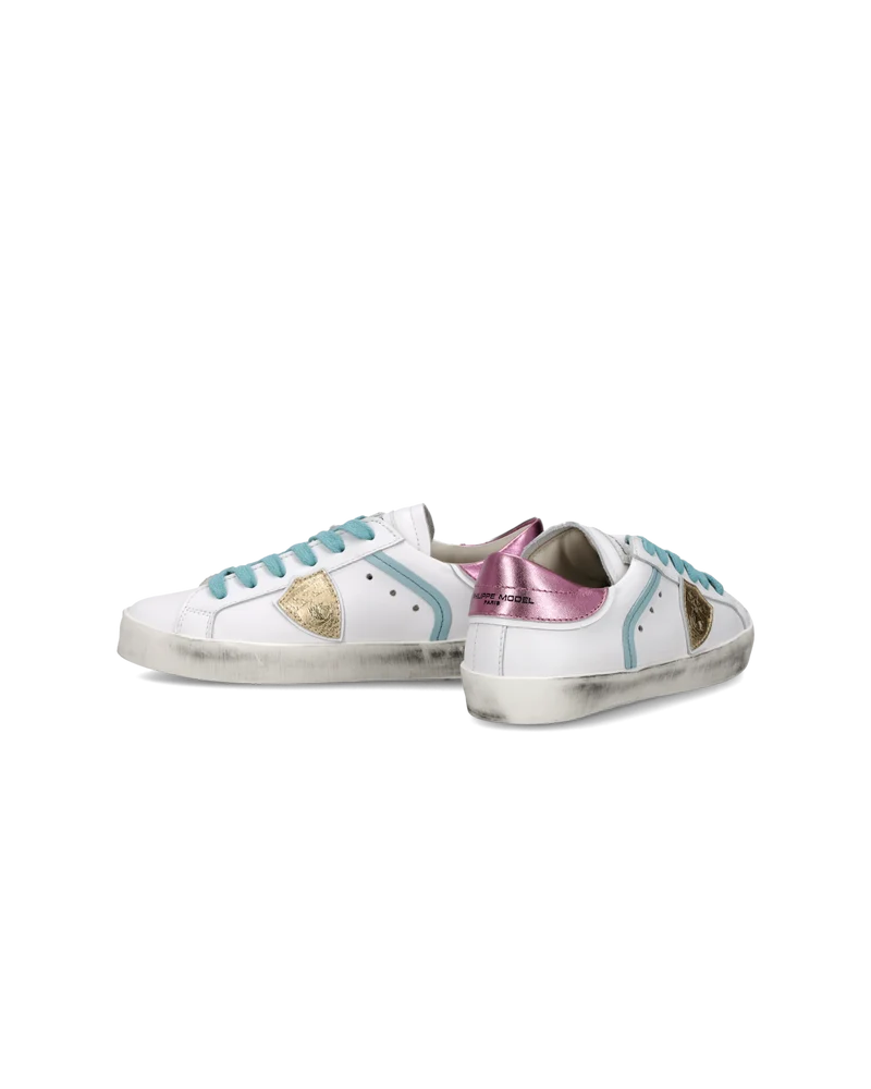 Sneaker Prsx Kids, White Pink Light Blue