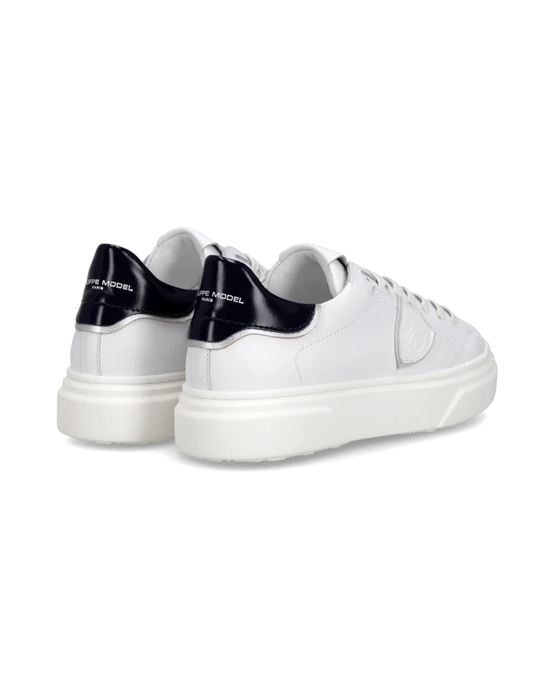 Sneaker Temple Junior, White Blue