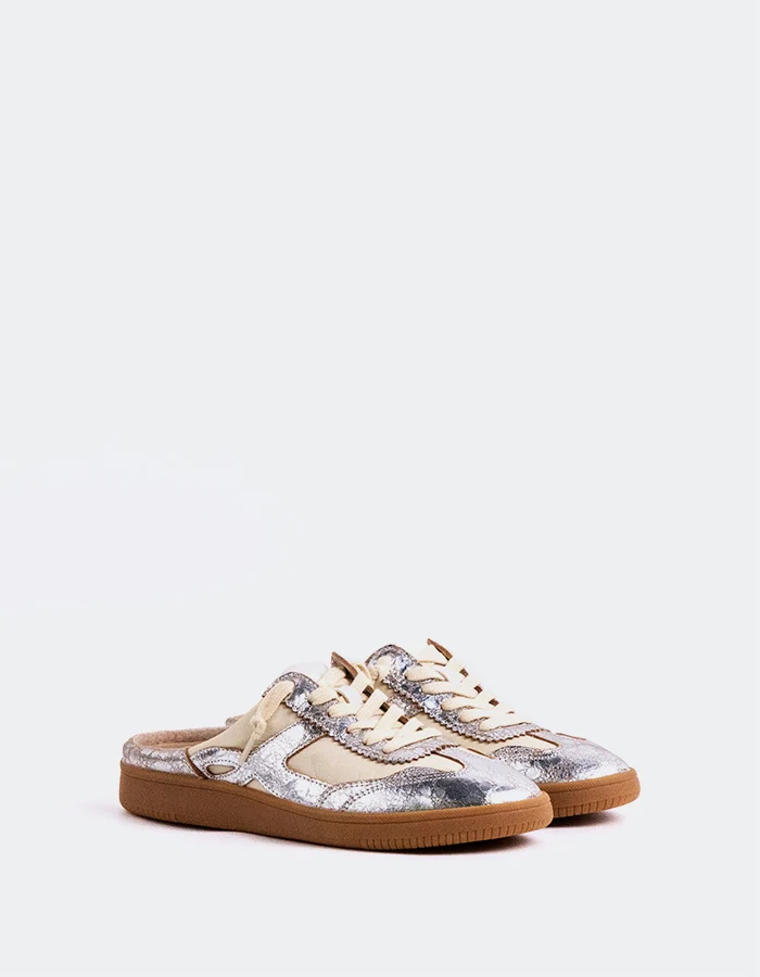 Solina Silver Leather